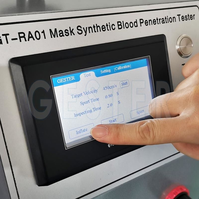 ISO 22609 Mask Synthetic Blood Penetration Tester