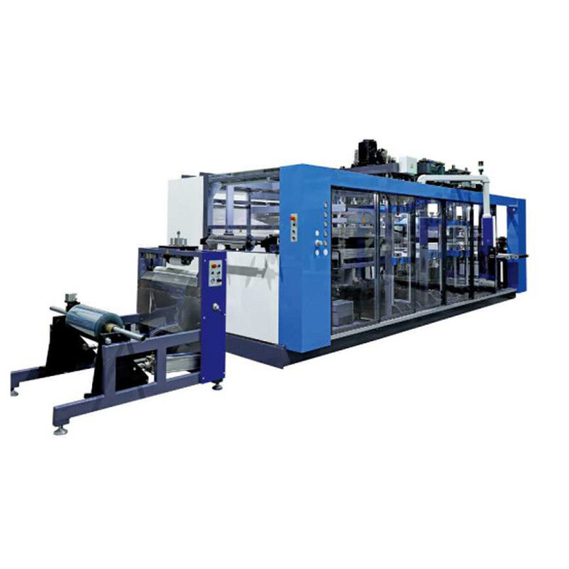 Four Stations 6 Bar Film 710mm Tabletop Thermoforming Machine