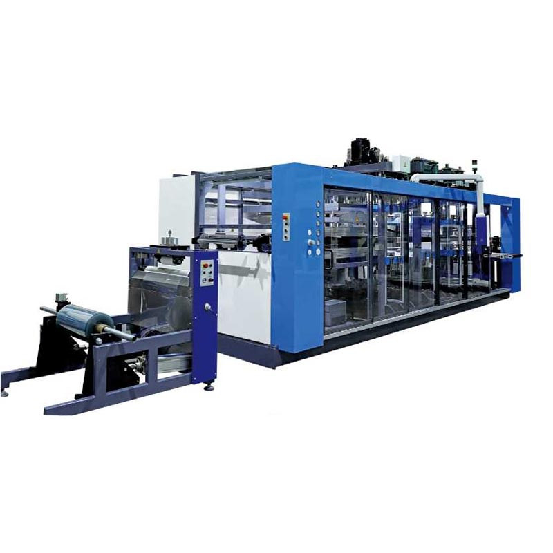 Full Automatic Four Stations Plastic Thermoforming Machine