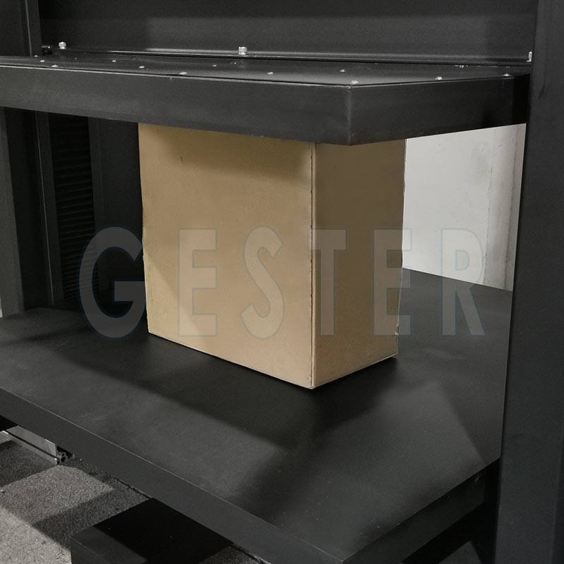 Computer Control 100KN Packaging Testing Equipment Carton Compression Tester