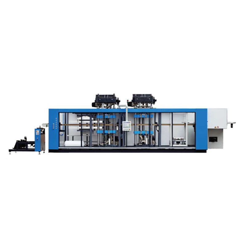 High Speed Pressure 3 Stations 6 Bar PP Thermoforming Machine