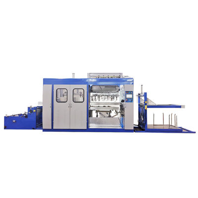 380V PLC Control Plastic Fruit Tray Vacuum Forming Machine