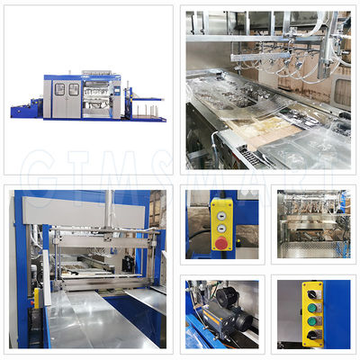 3KW PLC HIPS Thermoplastic Vacuum Forming Machine