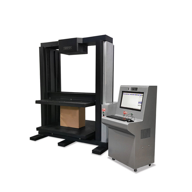 Computer Control 100KN Packaging Testing Equipment Carton Compression Tester