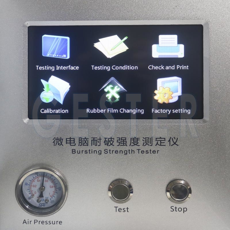 Microcomputer Control Cardboard Bursting Strength Tester Machine