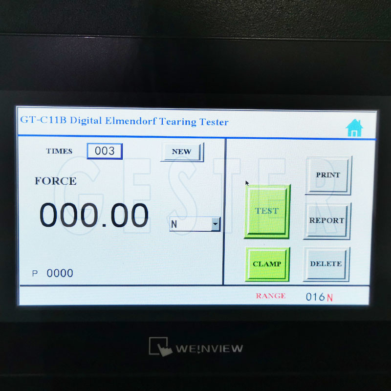 ASTM D1424 Digital Fabric Elmendorf Tearing Strength Tester