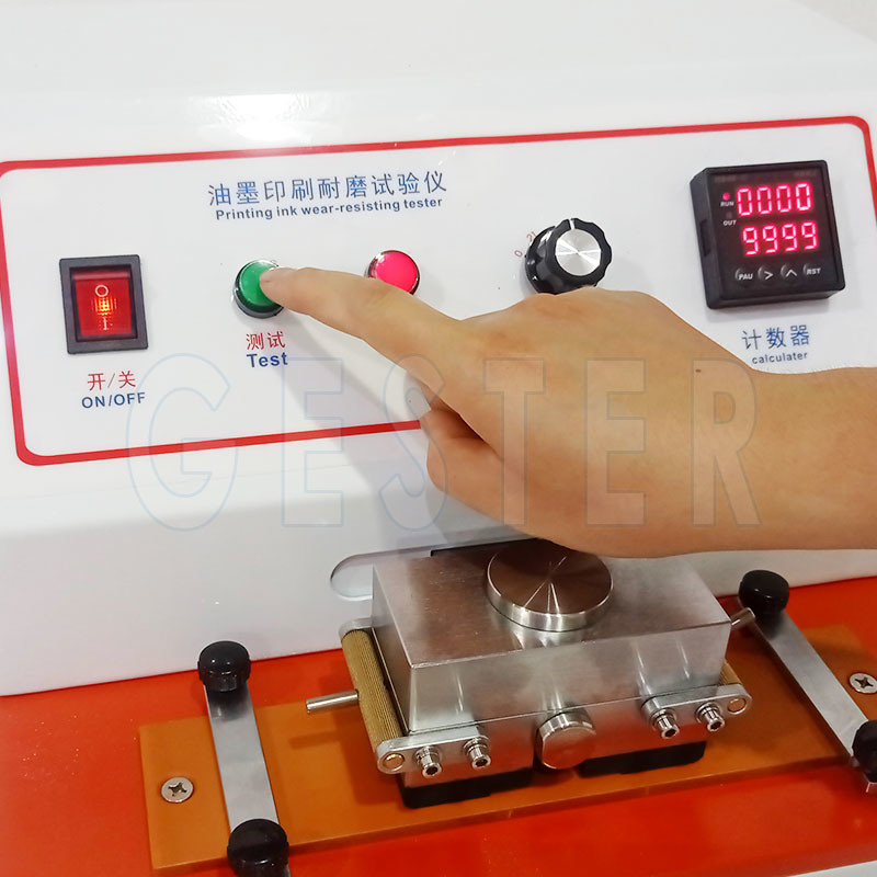 ASTM D5264 Digital Ink Rub Tester 60mm Rub Stroke