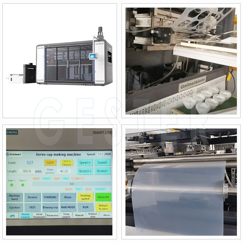 380V PLC control Disposable Plastic Plate And Cup Making Machine